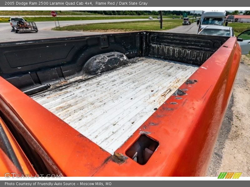 Flame Red / Dark Slate Gray 2005 Dodge Ram 2500 Laramie Quad Cab 4x4