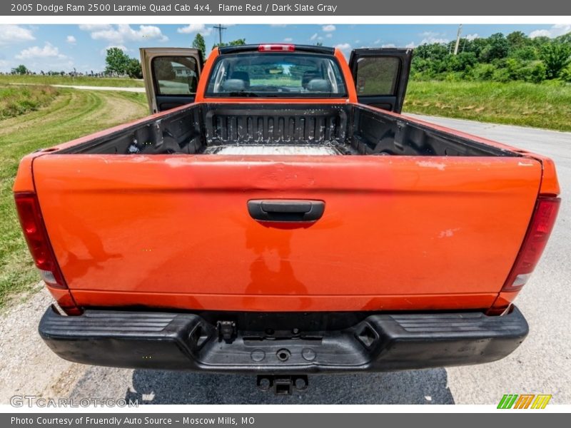 Flame Red / Dark Slate Gray 2005 Dodge Ram 2500 Laramie Quad Cab 4x4