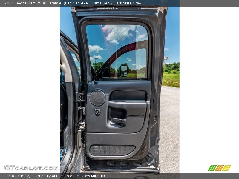 Flame Red / Dark Slate Gray 2005 Dodge Ram 2500 Laramie Quad Cab 4x4