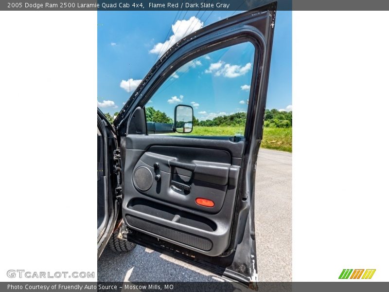 Flame Red / Dark Slate Gray 2005 Dodge Ram 2500 Laramie Quad Cab 4x4