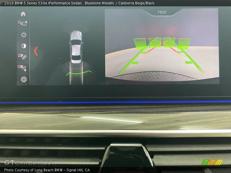 Bluestone Metallic / Canberra Beige/Black 2019 BMW 5 Series 530e iPerformance Sedan