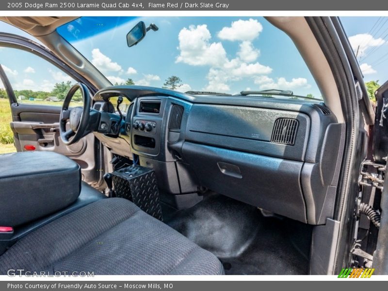 Flame Red / Dark Slate Gray 2005 Dodge Ram 2500 Laramie Quad Cab 4x4