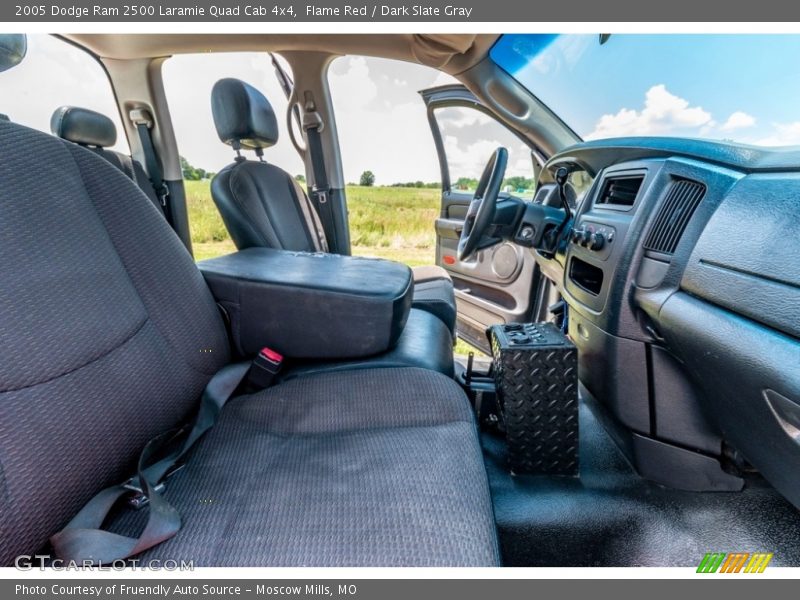 Flame Red / Dark Slate Gray 2005 Dodge Ram 2500 Laramie Quad Cab 4x4