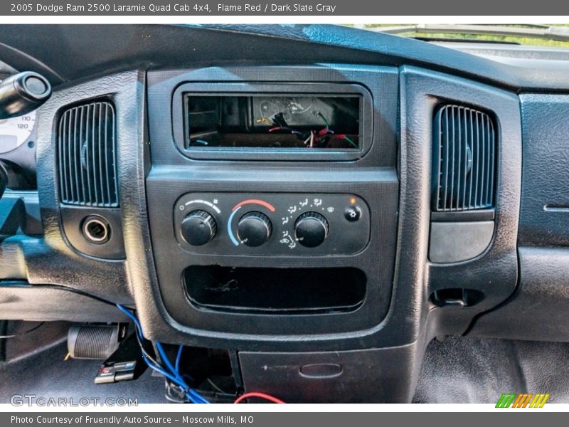 Flame Red / Dark Slate Gray 2005 Dodge Ram 2500 Laramie Quad Cab 4x4