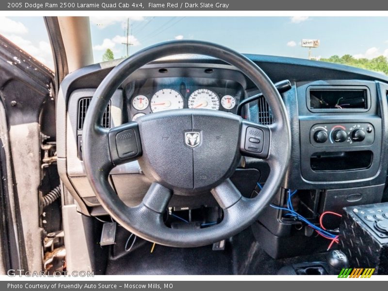 Flame Red / Dark Slate Gray 2005 Dodge Ram 2500 Laramie Quad Cab 4x4