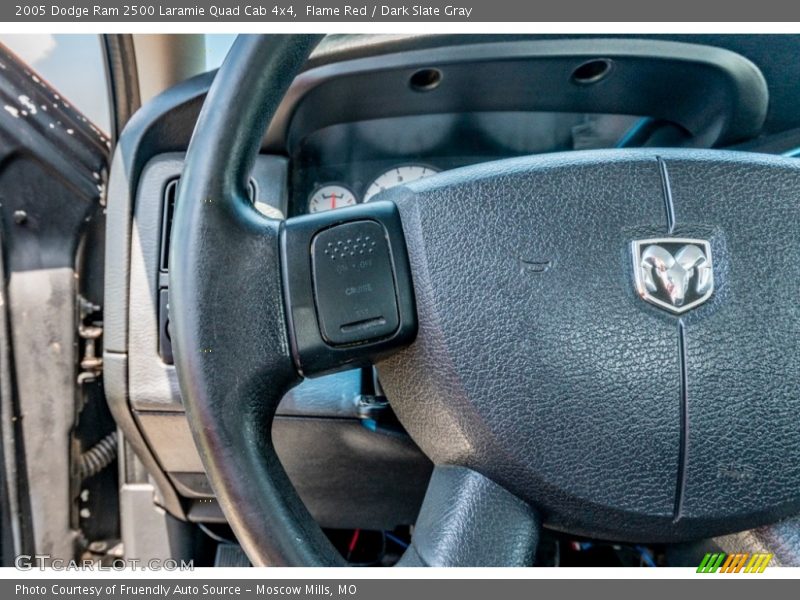 Flame Red / Dark Slate Gray 2005 Dodge Ram 2500 Laramie Quad Cab 4x4
