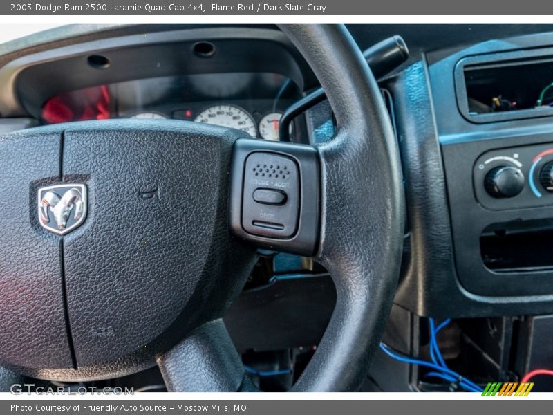 Flame Red / Dark Slate Gray 2005 Dodge Ram 2500 Laramie Quad Cab 4x4