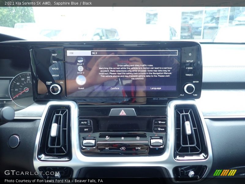 Sapphire Blue / Black 2021 Kia Sorento SX AWD