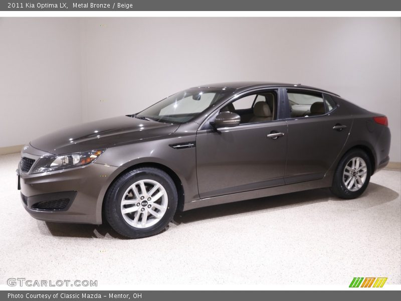 Metal Bronze / Beige 2011 Kia Optima LX