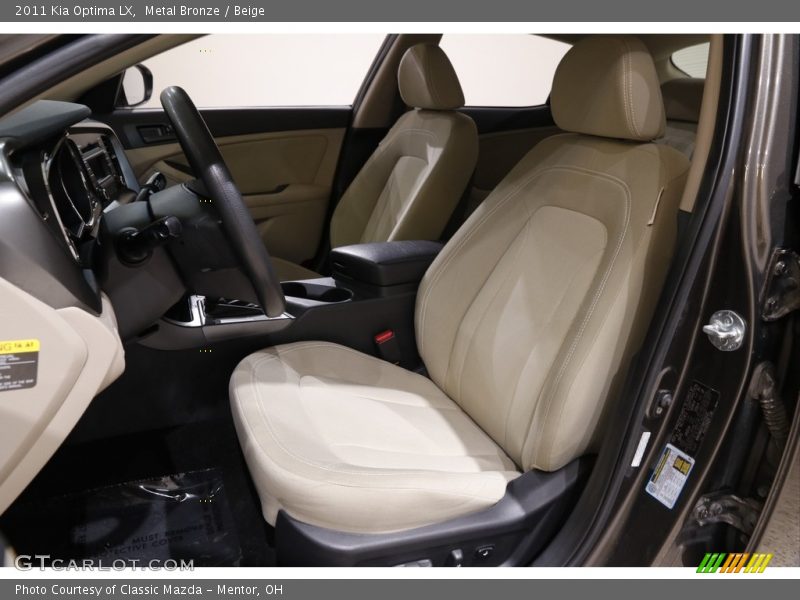 Metal Bronze / Beige 2011 Kia Optima LX