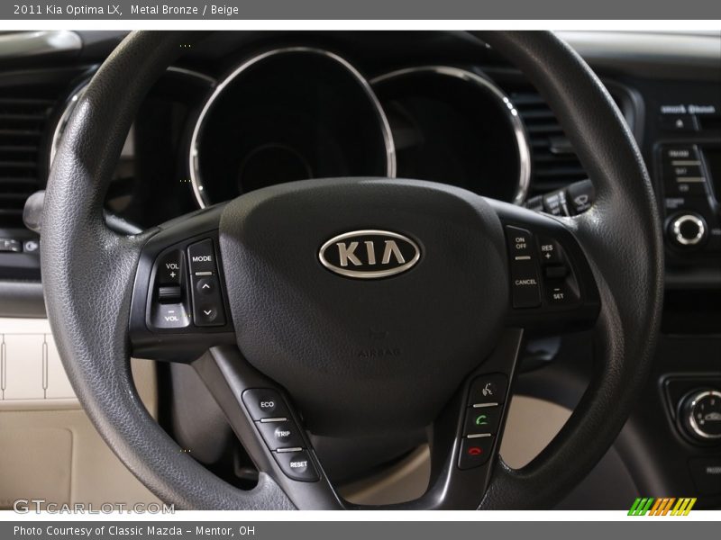 Metal Bronze / Beige 2011 Kia Optima LX