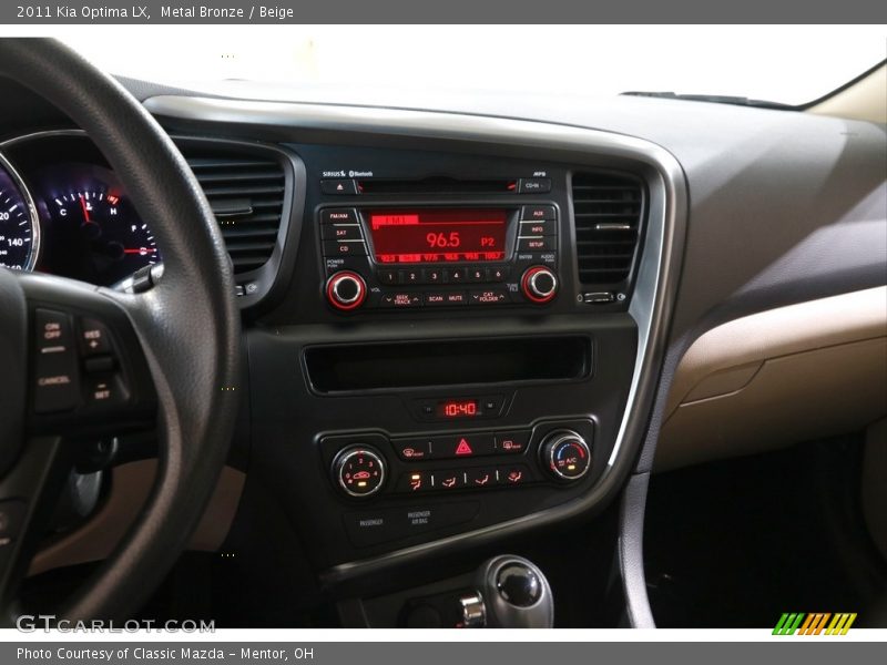 Metal Bronze / Beige 2011 Kia Optima LX
