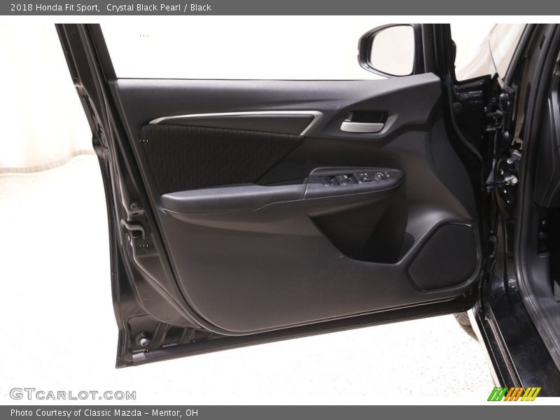 Crystal Black Pearl / Black 2018 Honda Fit Sport