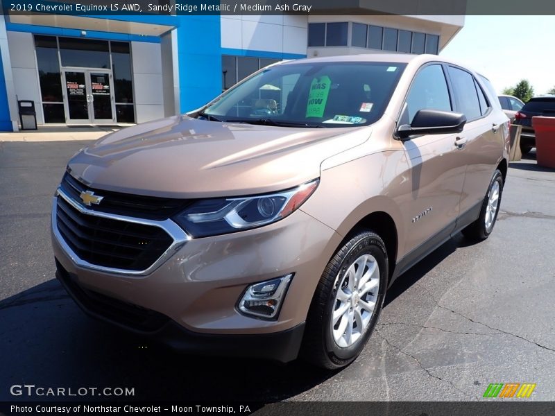Sandy Ridge Metallic / Medium Ash Gray 2019 Chevrolet Equinox LS AWD
