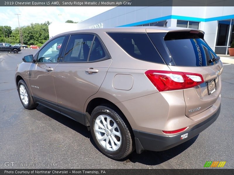 Sandy Ridge Metallic / Medium Ash Gray 2019 Chevrolet Equinox LS AWD