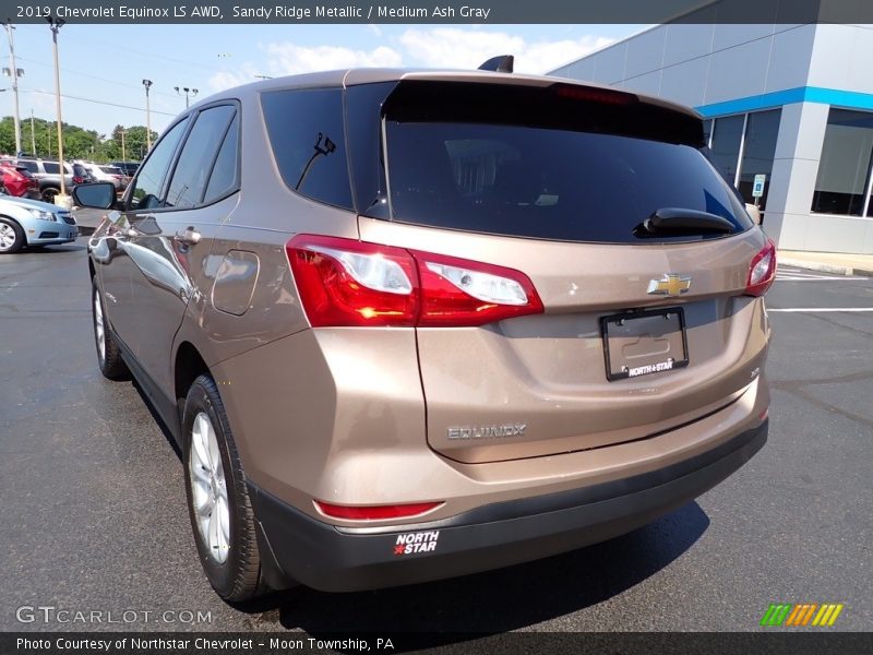 Sandy Ridge Metallic / Medium Ash Gray 2019 Chevrolet Equinox LS AWD