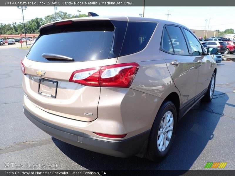 Sandy Ridge Metallic / Medium Ash Gray 2019 Chevrolet Equinox LS AWD