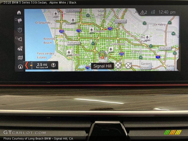 Alpine White / Black 2018 BMW 5 Series 530i Sedan