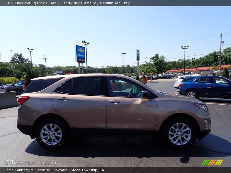 Sandy Ridge Metallic / Medium Ash Gray 2019 Chevrolet Equinox LS AWD