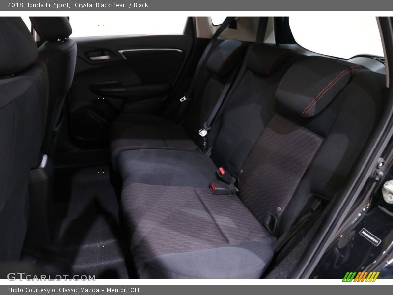 Crystal Black Pearl / Black 2018 Honda Fit Sport