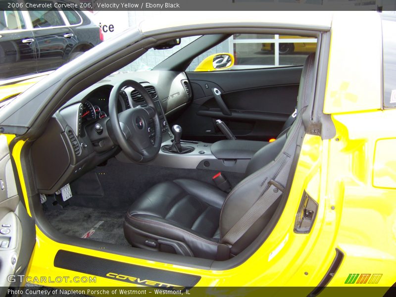 Velocity Yellow / Ebony Black 2006 Chevrolet Corvette Z06