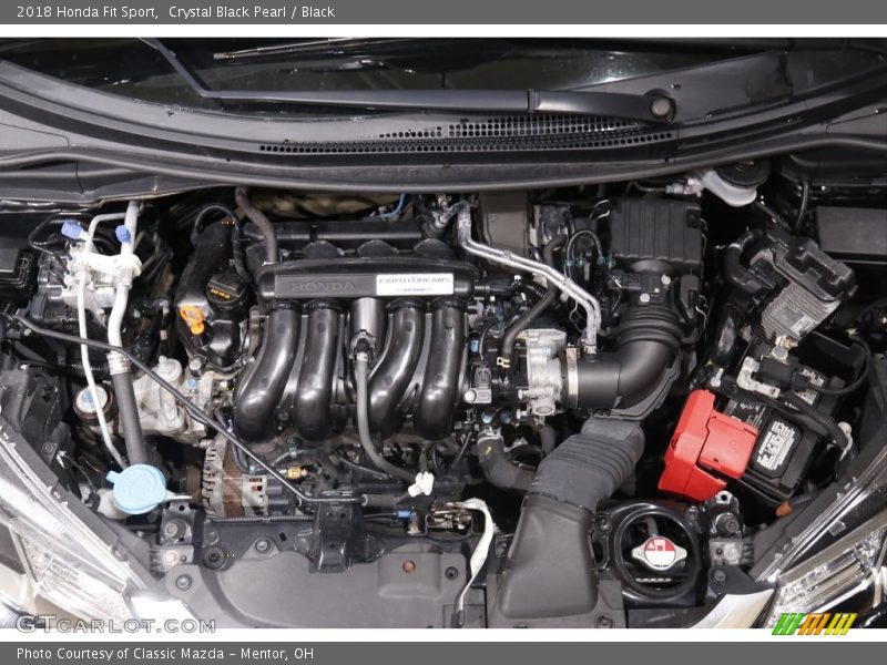 Crystal Black Pearl / Black 2018 Honda Fit Sport