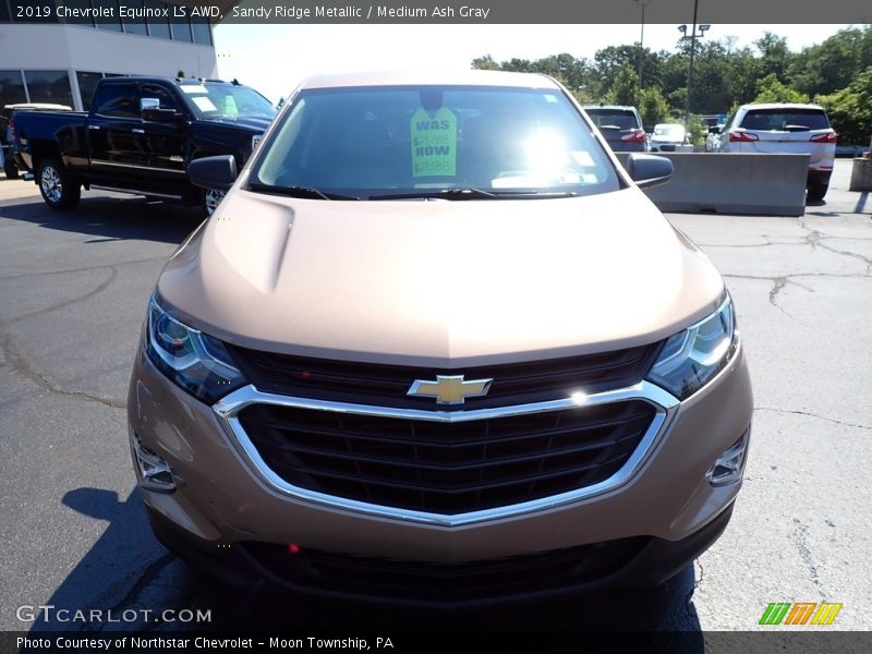 Sandy Ridge Metallic / Medium Ash Gray 2019 Chevrolet Equinox LS AWD