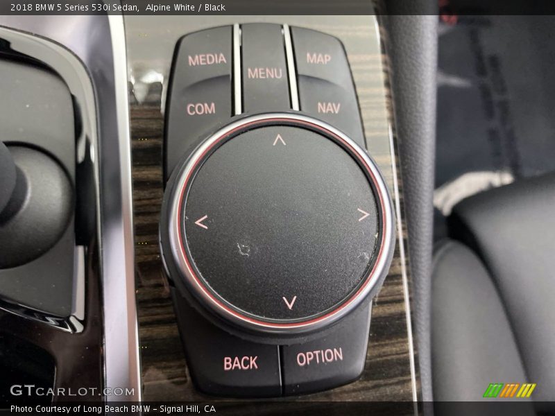 Alpine White / Black 2018 BMW 5 Series 530i Sedan