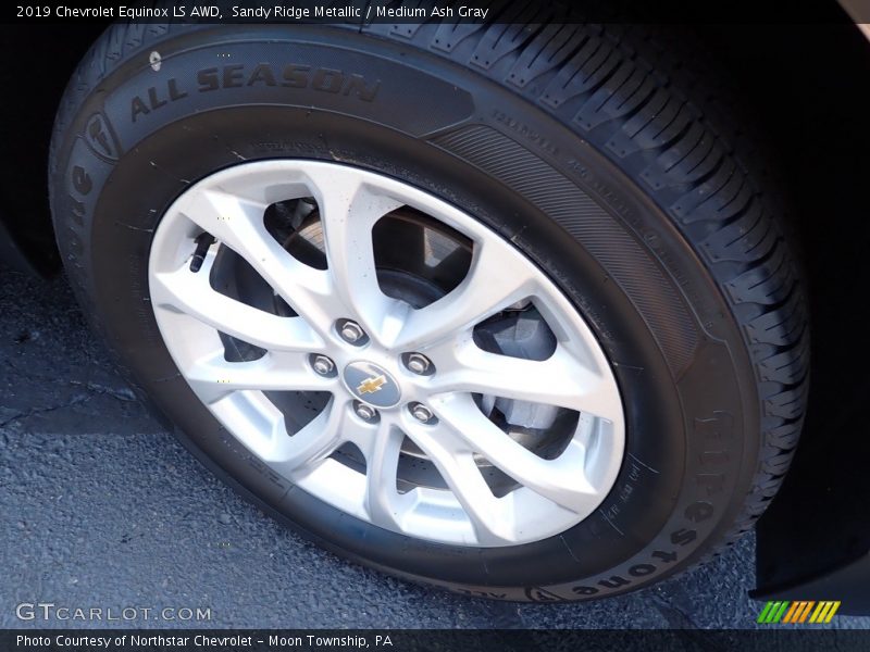 Sandy Ridge Metallic / Medium Ash Gray 2019 Chevrolet Equinox LS AWD