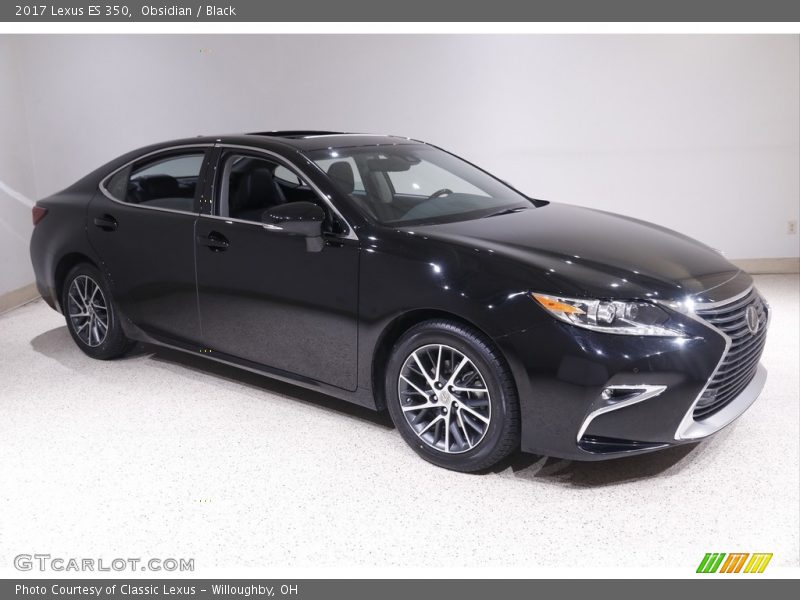 Obsidian / Black 2017 Lexus ES 350