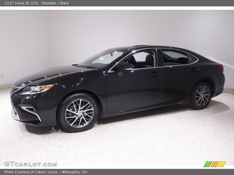 Obsidian / Black 2017 Lexus ES 350