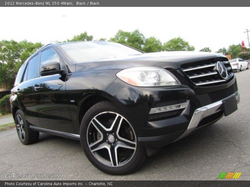 Black / Black 2012 Mercedes-Benz ML 350 4Matic