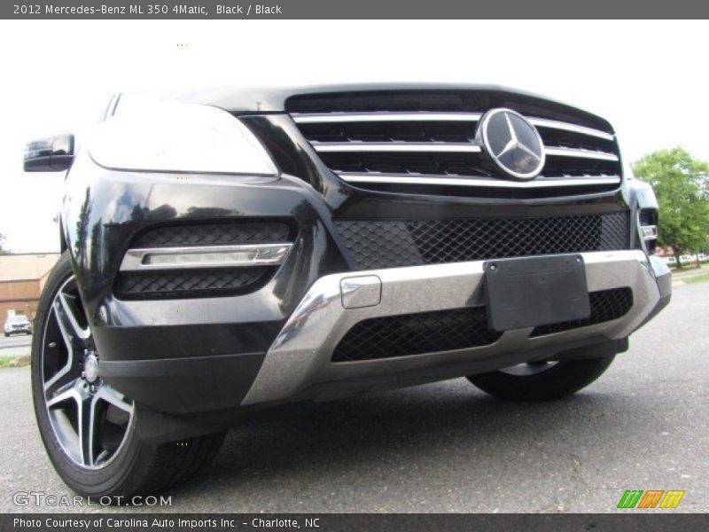 Black / Black 2012 Mercedes-Benz ML 350 4Matic