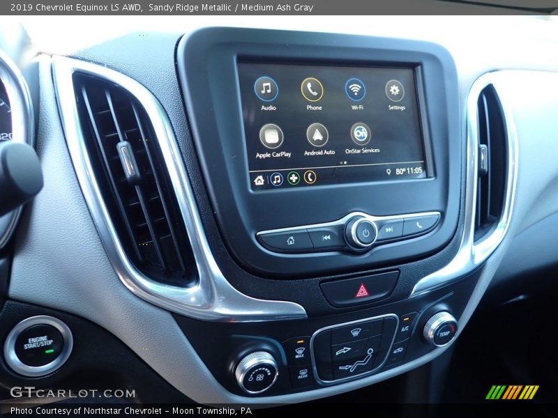 Sandy Ridge Metallic / Medium Ash Gray 2019 Chevrolet Equinox LS AWD