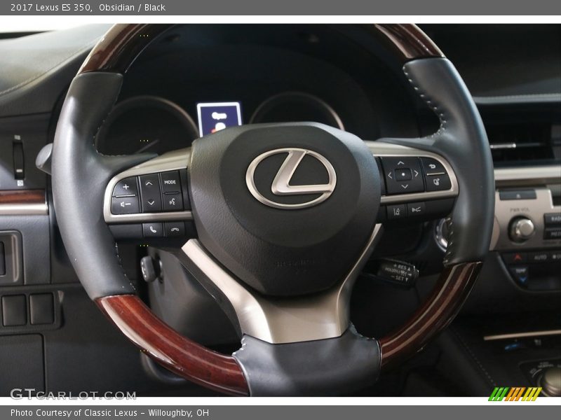 Obsidian / Black 2017 Lexus ES 350