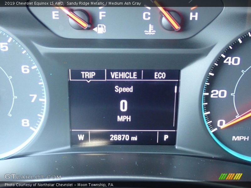 Sandy Ridge Metallic / Medium Ash Gray 2019 Chevrolet Equinox LS AWD