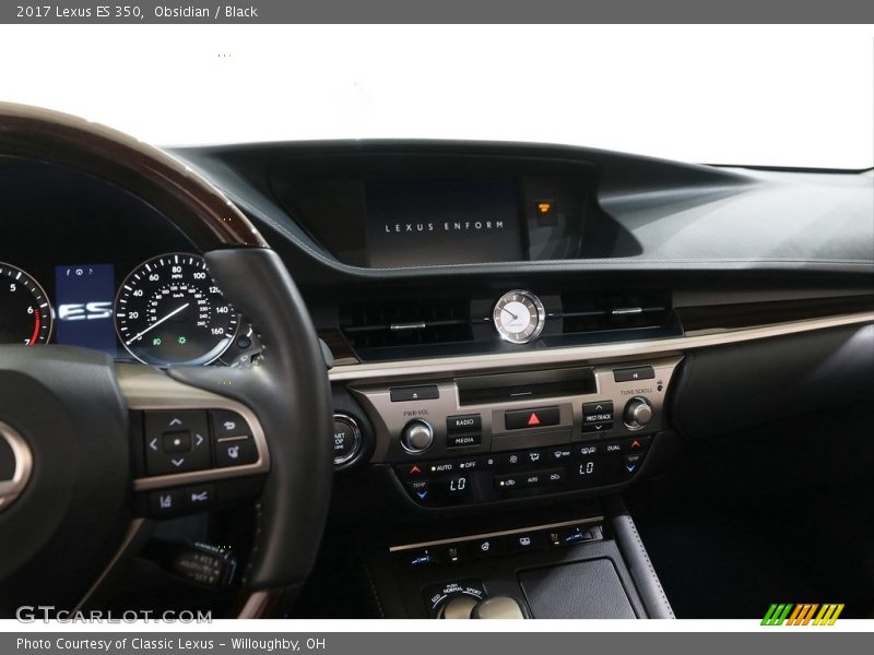 Obsidian / Black 2017 Lexus ES 350