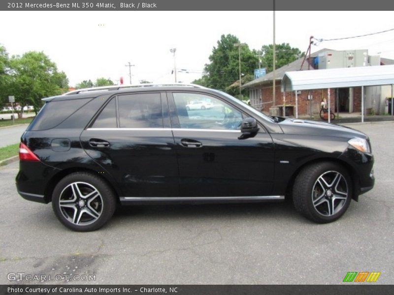 Black / Black 2012 Mercedes-Benz ML 350 4Matic