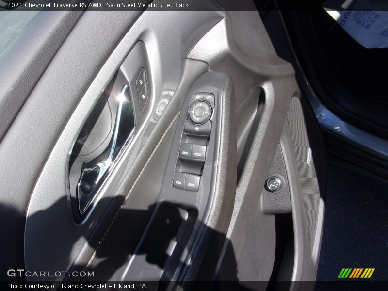 Satin Steel Metallic / Jet Black 2021 Chevrolet Traverse RS AWD