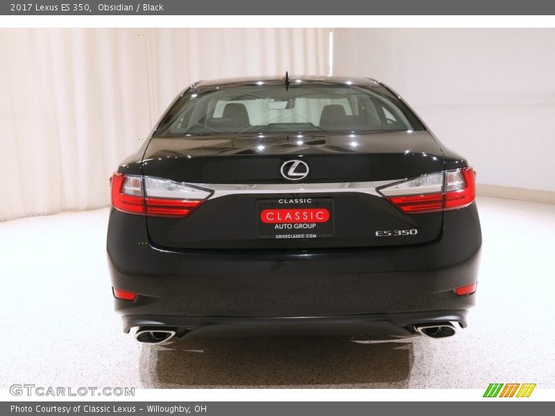 Obsidian / Black 2017 Lexus ES 350