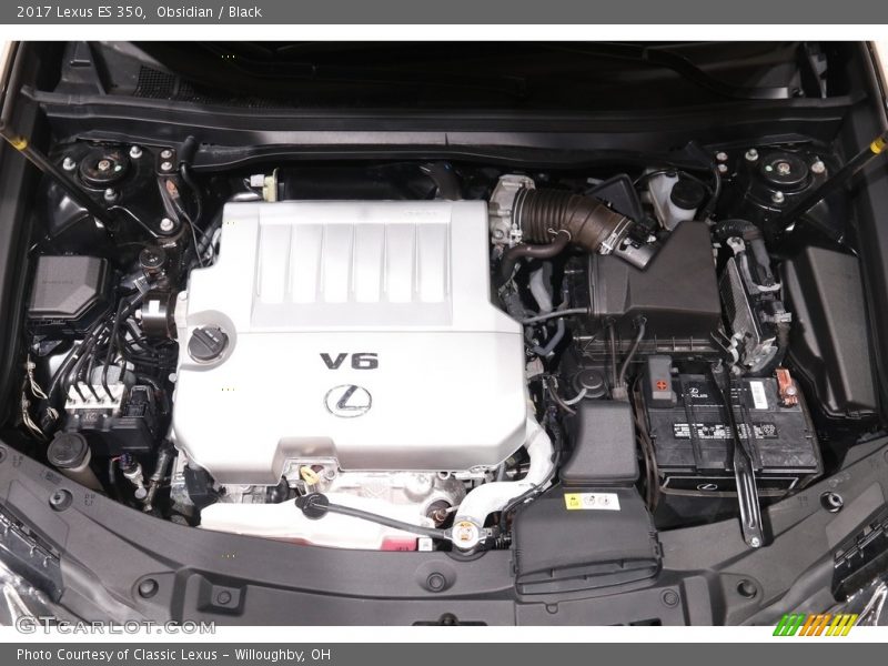 Obsidian / Black 2017 Lexus ES 350