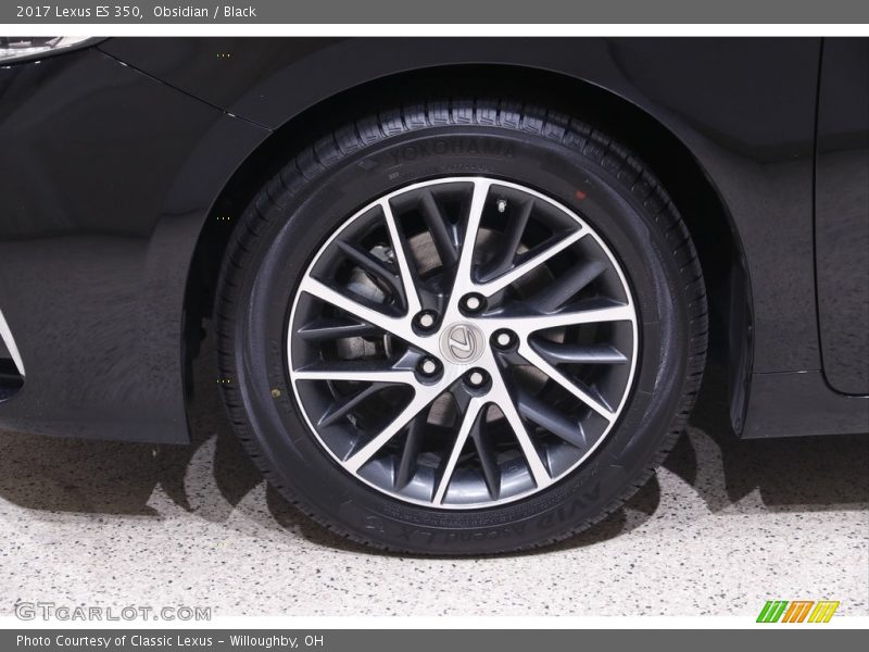 Obsidian / Black 2017 Lexus ES 350