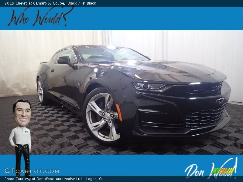 Black / Jet Black 2019 Chevrolet Camaro SS Coupe