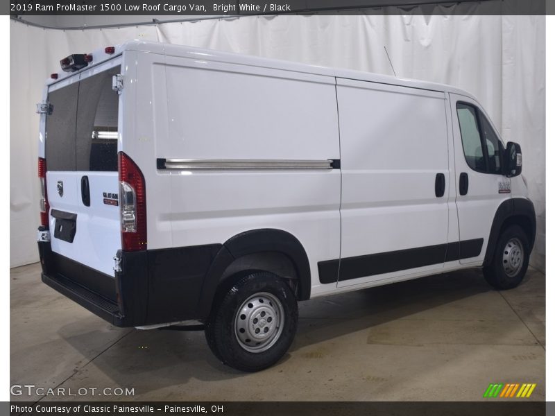 Bright White / Black 2019 Ram ProMaster 1500 Low Roof Cargo Van