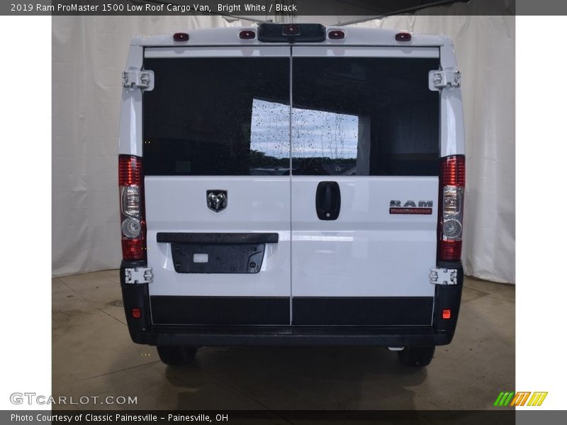 Bright White / Black 2019 Ram ProMaster 1500 Low Roof Cargo Van