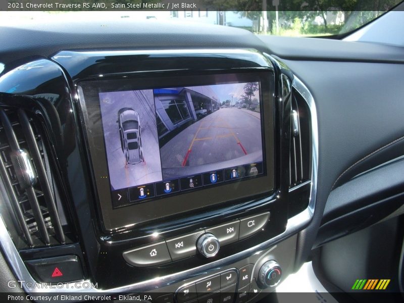 Satin Steel Metallic / Jet Black 2021 Chevrolet Traverse RS AWD