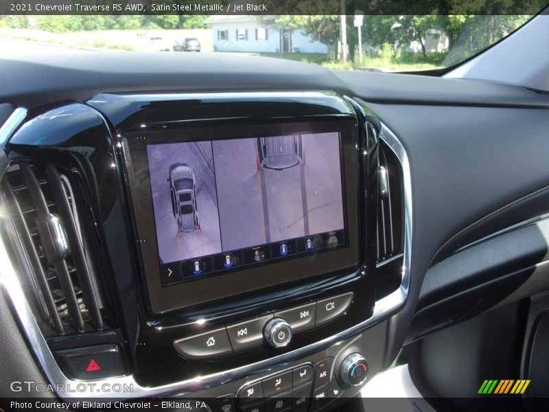 Satin Steel Metallic / Jet Black 2021 Chevrolet Traverse RS AWD