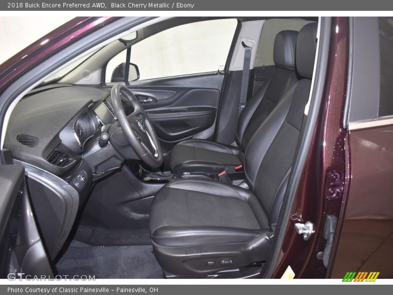 Black Cherry Metallic / Ebony 2018 Buick Encore Preferred AWD