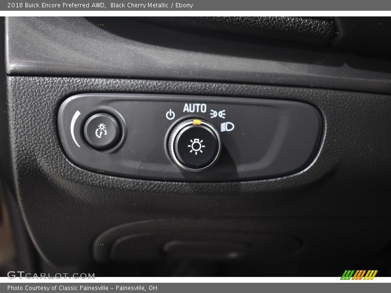 Black Cherry Metallic / Ebony 2018 Buick Encore Preferred AWD
