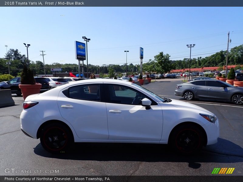 Frost / Mid-Blue Black 2018 Toyota Yaris iA